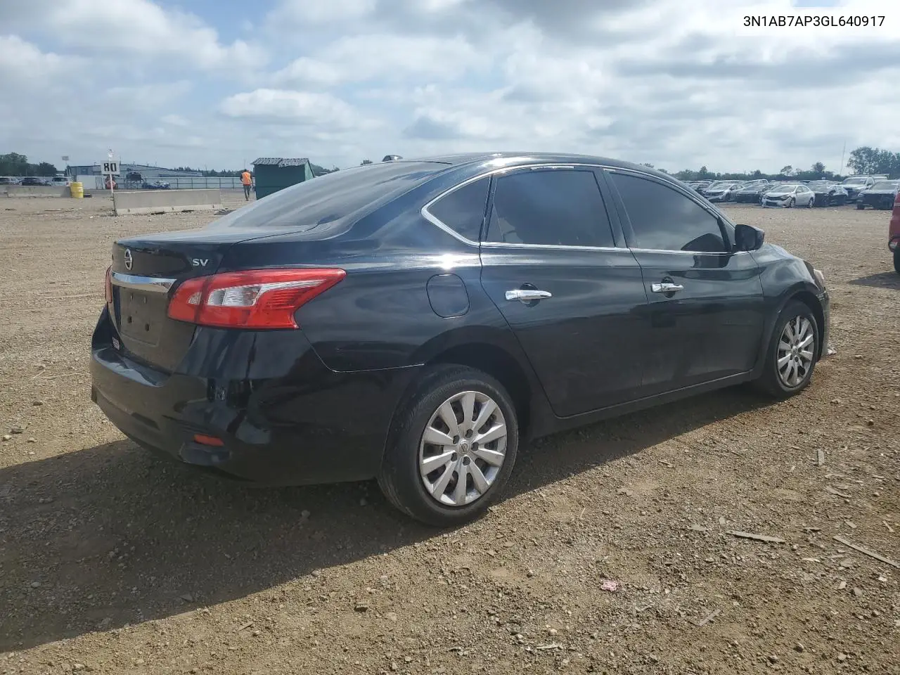 2016 Nissan Sentra S VIN: 3N1AB7AP3GL640917 Lot: 62685095