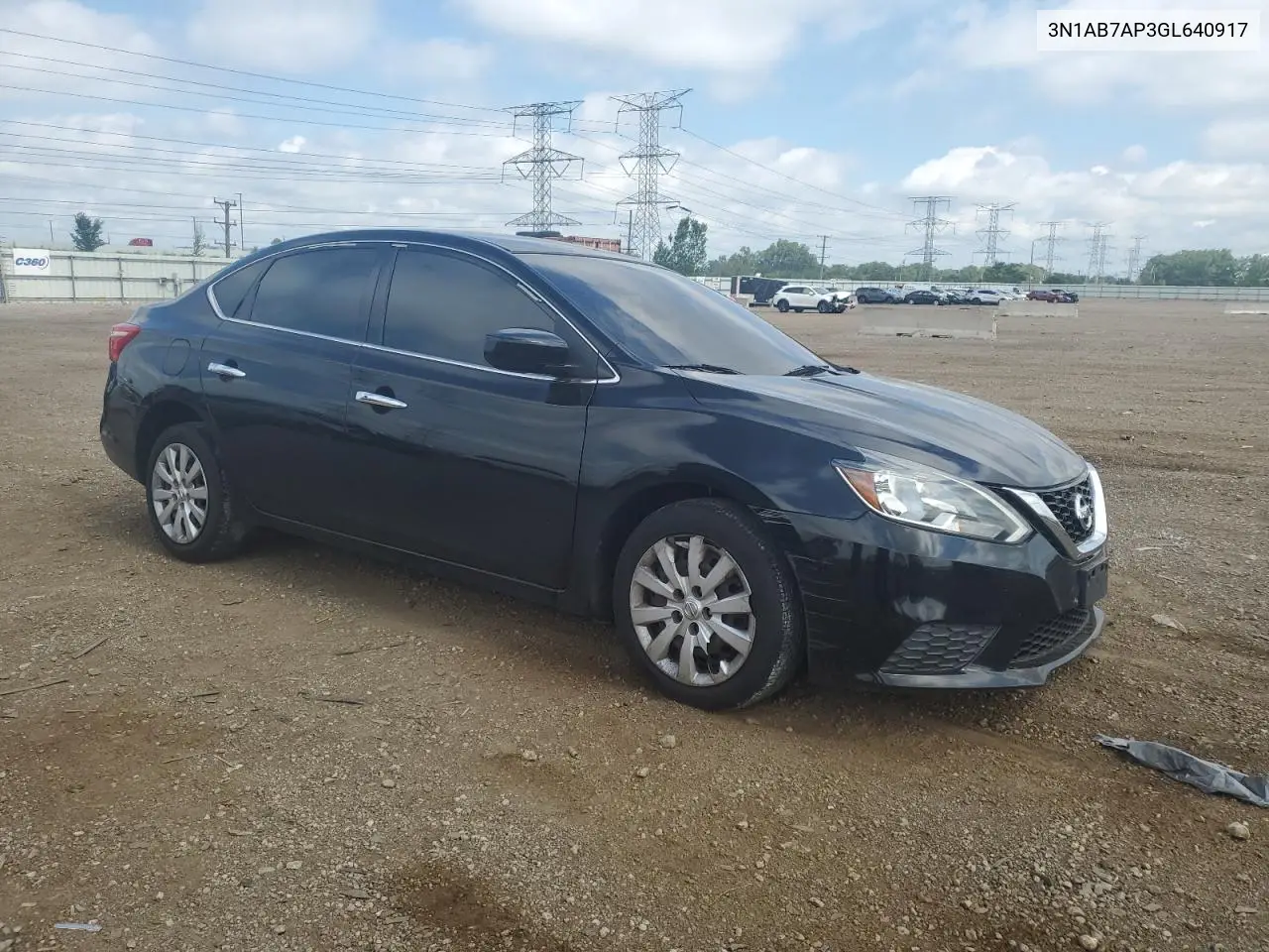 2016 Nissan Sentra S VIN: 3N1AB7AP3GL640917 Lot: 62685095