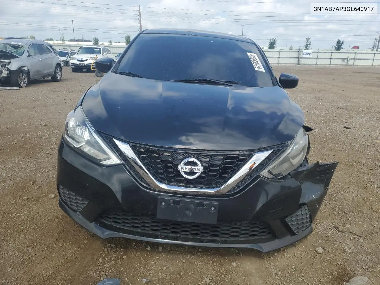 2016 Nissan Sentra S VIN: 3N1AB7AP3GL640917 Lot: 62685095
