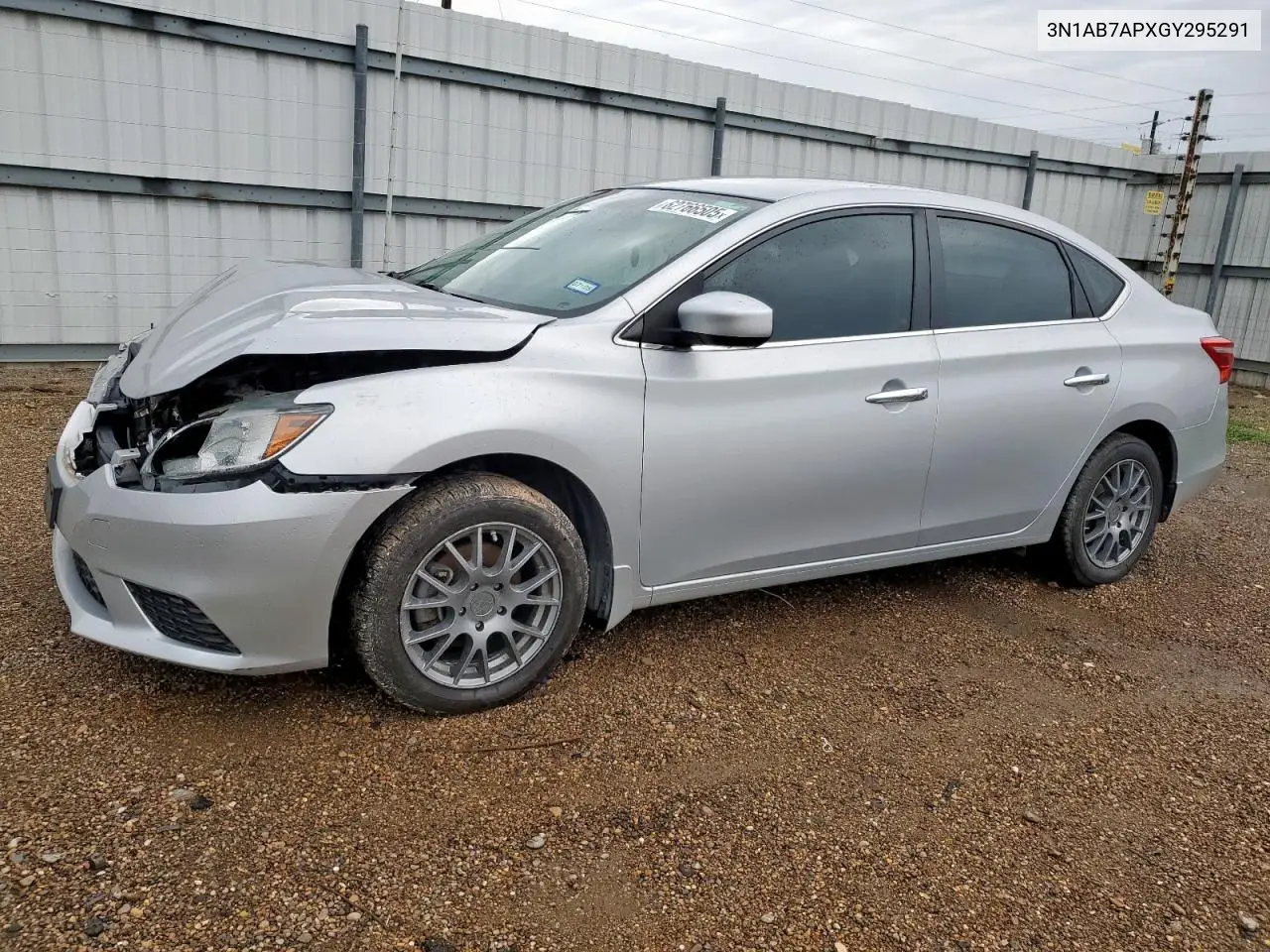 2016 Nissan Sentra S VIN: 3N1AB7APXGY295291 Lot: 62766505