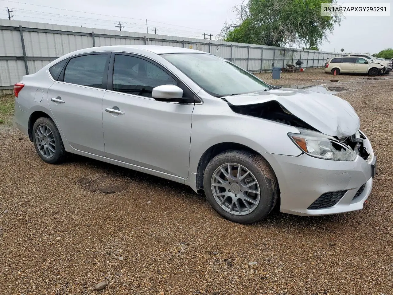 2016 Nissan Sentra S VIN: 3N1AB7APXGY295291 Lot: 62766505