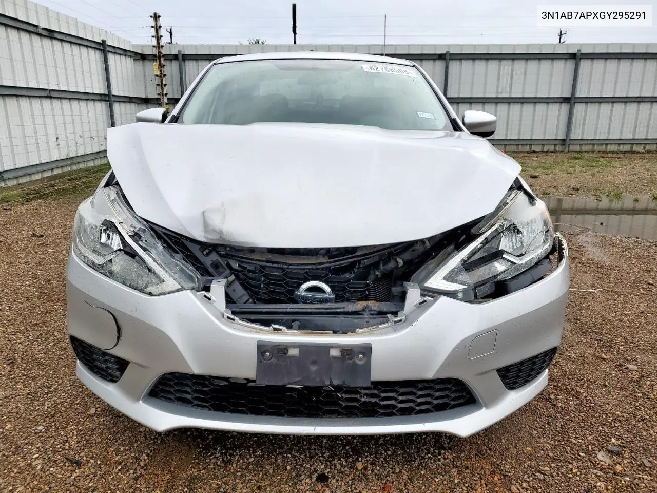 2016 Nissan Sentra S VIN: 3N1AB7APXGY295291 Lot: 62766505