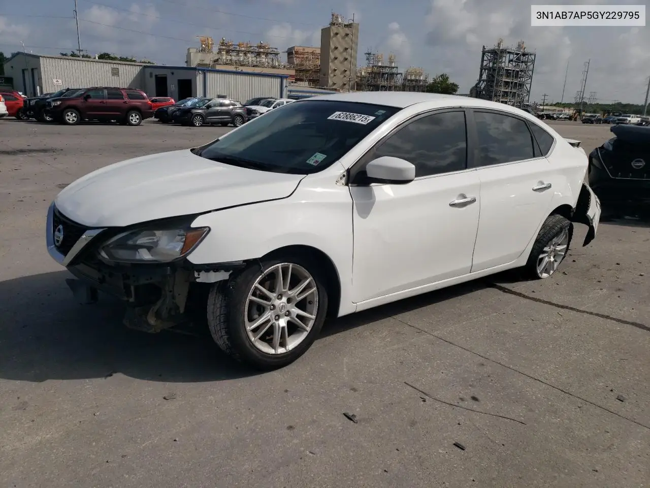 3N1AB7AP5GY229795 2016 Nissan Sentra S