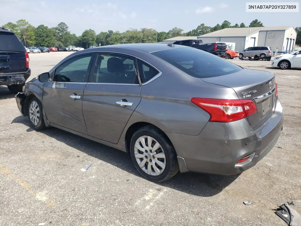 2016 Nissan Sentra S VIN: 3N1AB7AP2GY327859 Lot: 62930065