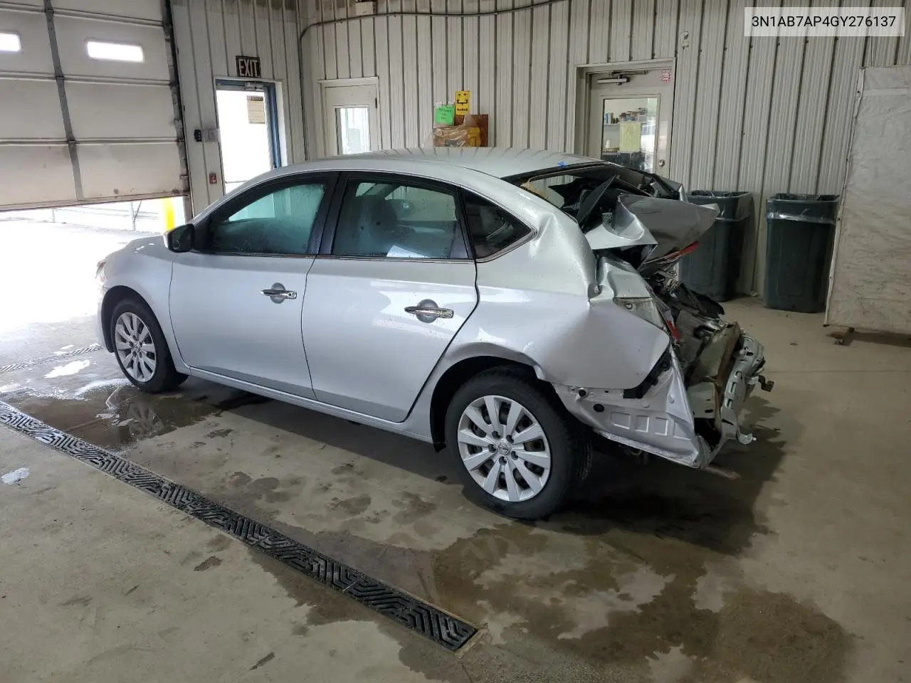 2016 Nissan Sentra S VIN: 3N1AB7AP4GY276137 Lot: 63029385
