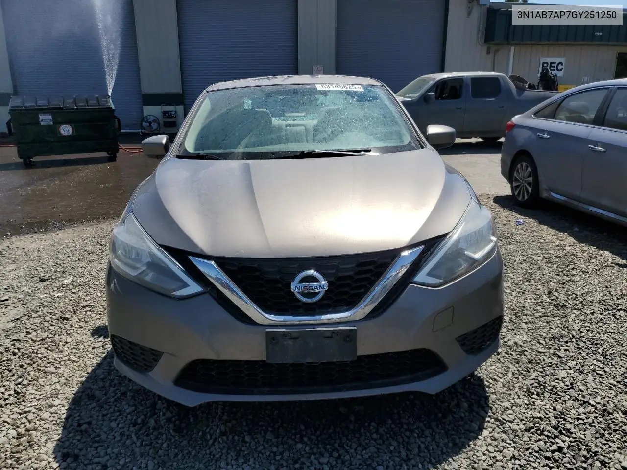 2016 Nissan Sentra S VIN: 3N1AB7AP7GY251250 Lot: 63148625