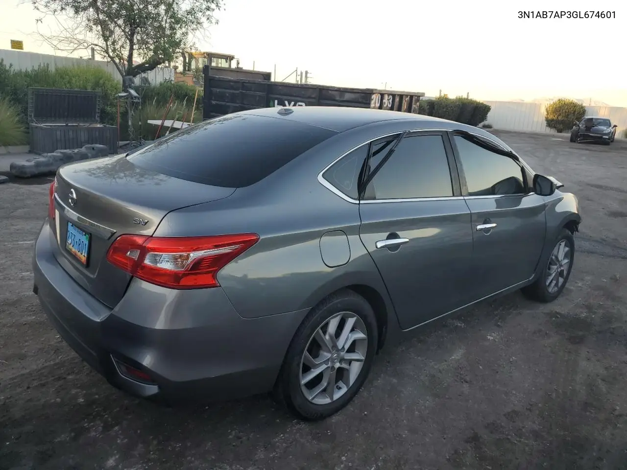 2016 Nissan Sentra S VIN: 3N1AB7AP3GL674601 Lot: 63349025