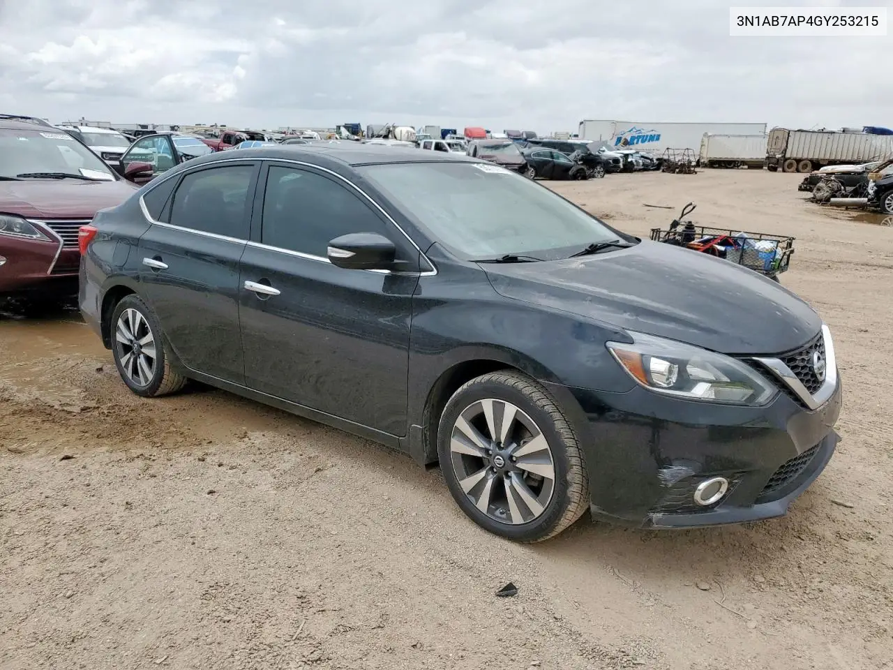 2016 Nissan Sentra S VIN: 3N1AB7AP4GY253215 Lot: 63376095