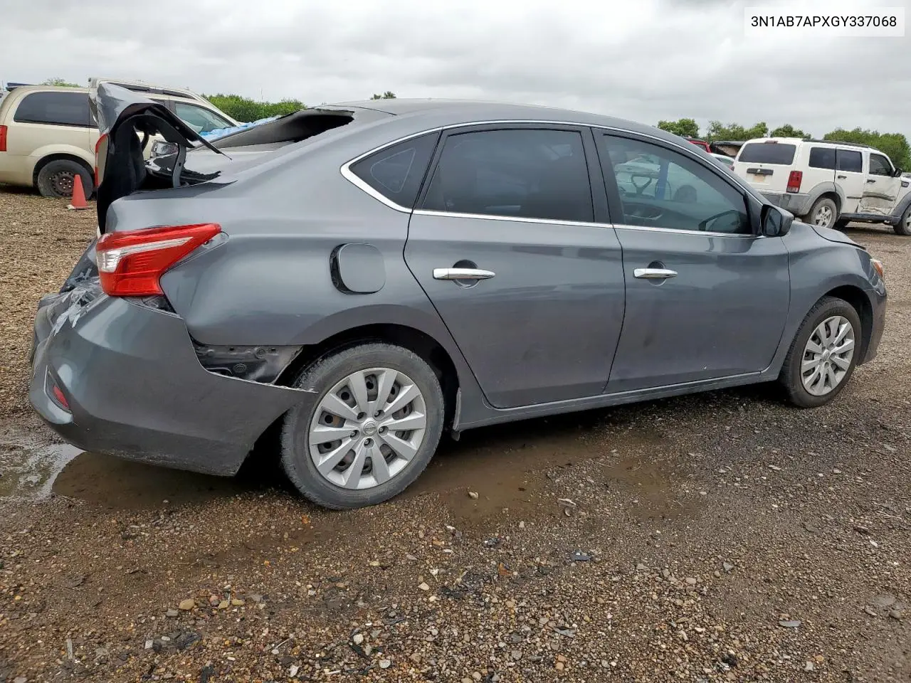 2016 Nissan Sentra S VIN: 3N1AB7APXGY337068 Lot: 63502315