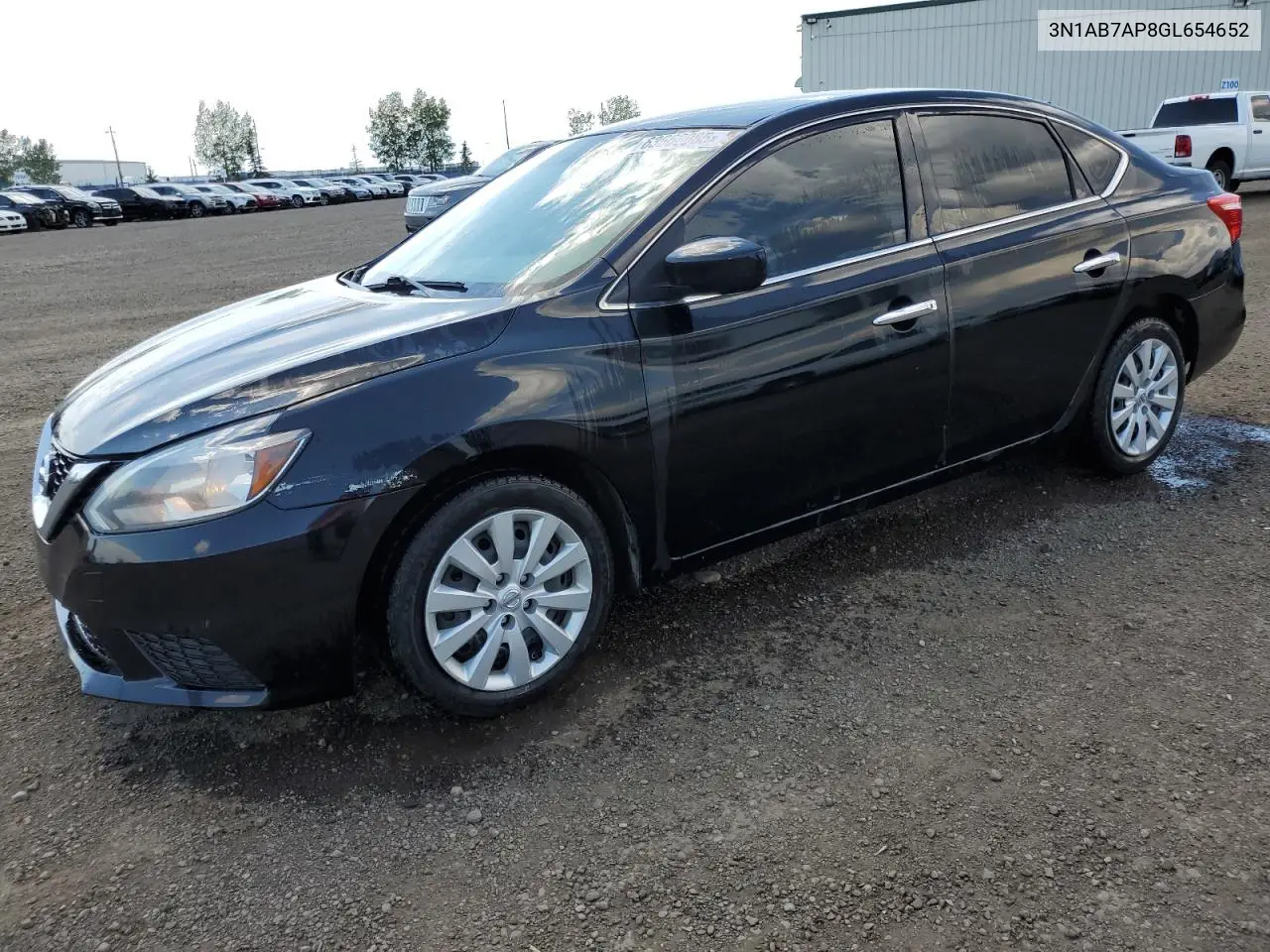 2016 Nissan Sentra S VIN: 3N1AB7AP8GL654652 Lot: 63668085