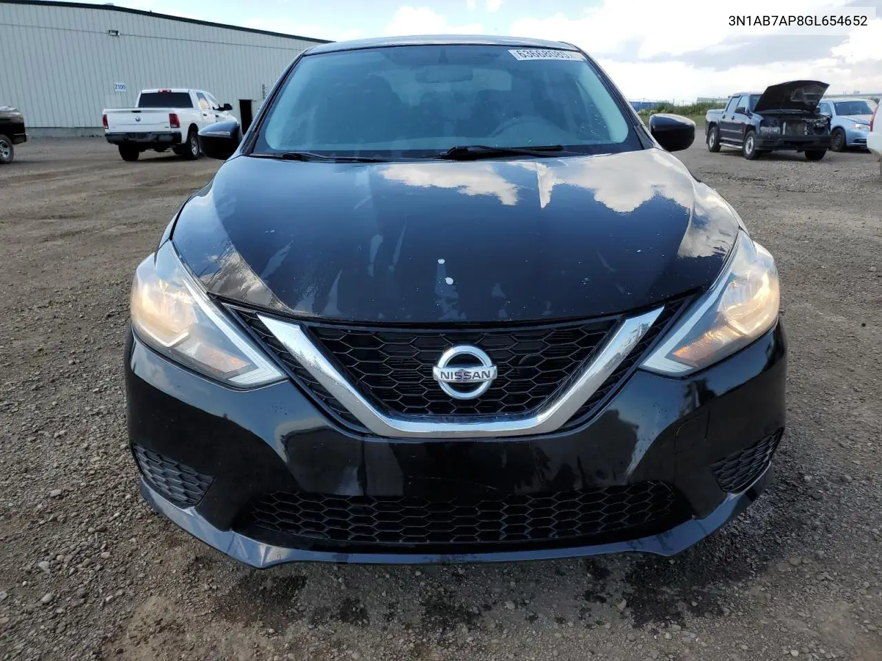 2016 Nissan Sentra S VIN: 3N1AB7AP8GL654652 Lot: 63668085