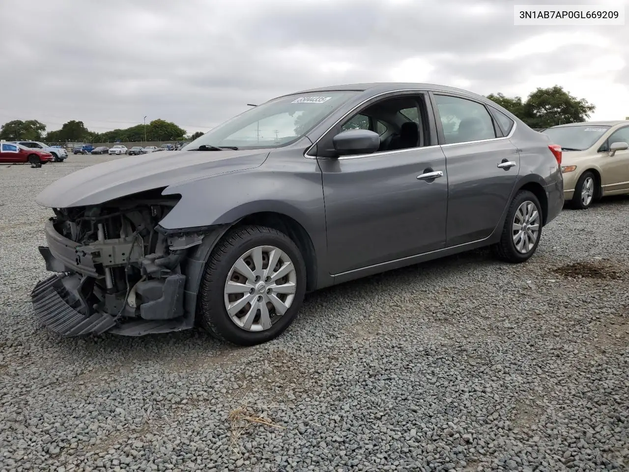 2016 Nissan Sentra S VIN: 3N1AB7AP0GL669209 Lot: 65044335
