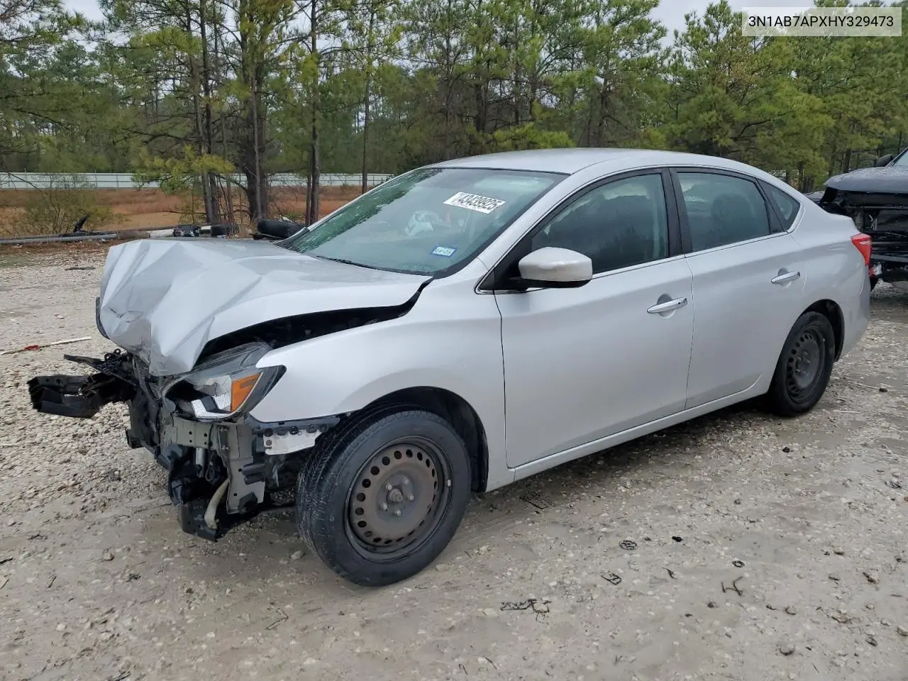 2017 Nissan Sentra S VIN: 3N1AB7APXHY329473 Lot: 43439925
