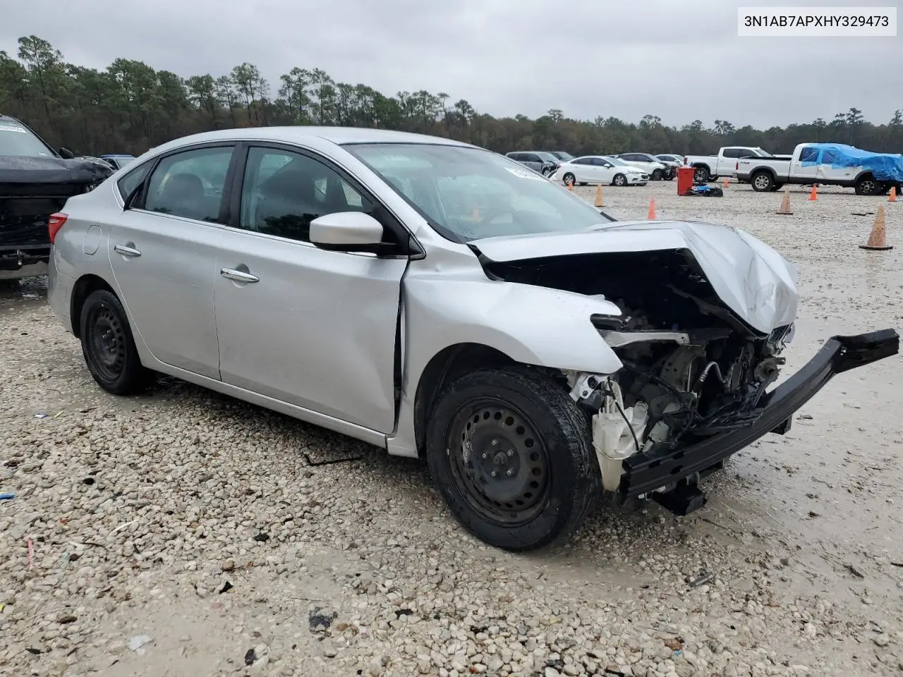 2017 Nissan Sentra S VIN: 3N1AB7APXHY329473 Lot: 43439925