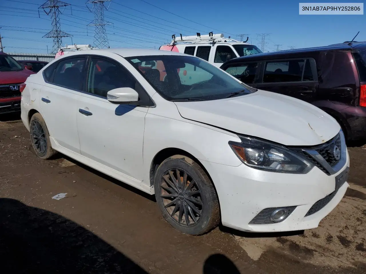 2017 Nissan Sentra S VIN: 3N1AB7AP9HY252806 Lot: 45148975