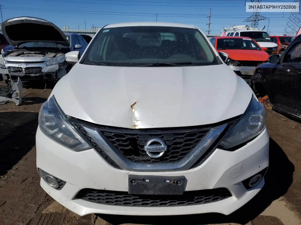 2017 Nissan Sentra S VIN: 3N1AB7AP9HY252806 Lot: 45148975