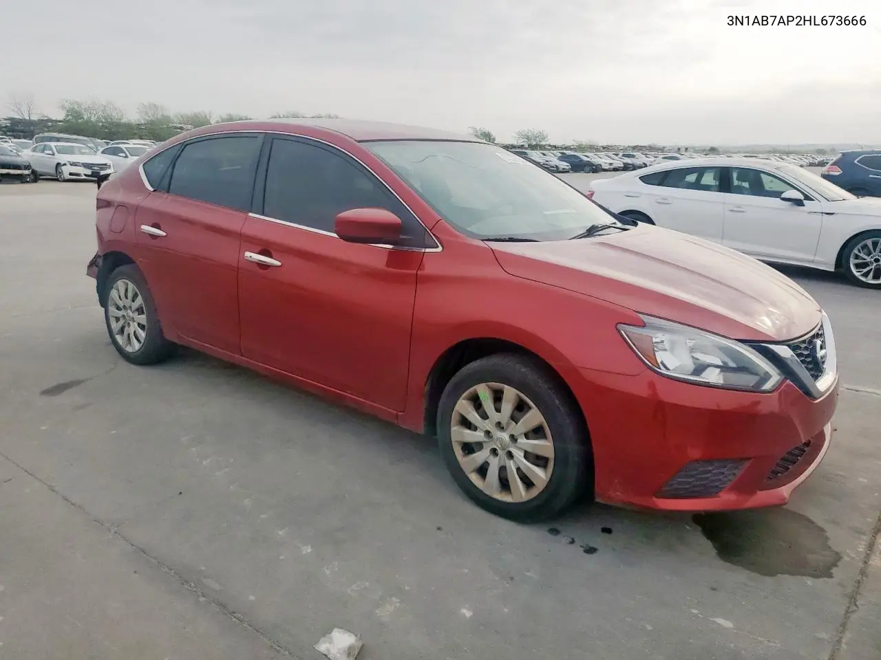 2017 Nissan Sentra S VIN: 3N1AB7AP2HL673666 Lot: 51315235