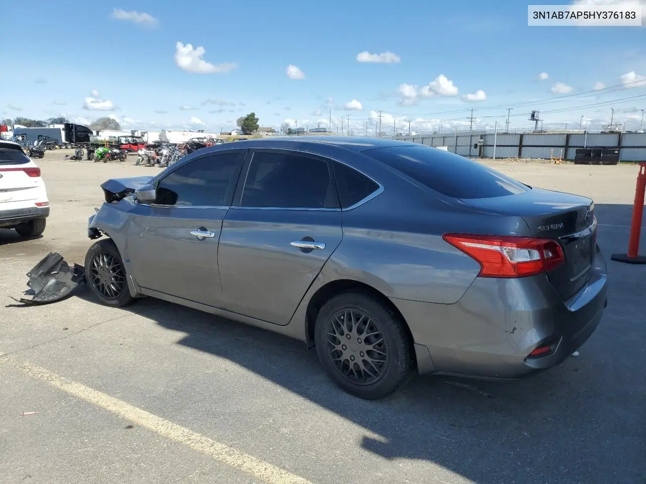 2017 Nissan Sentra S VIN: 3N1AB7AP5HY376183 Lot: 51592295