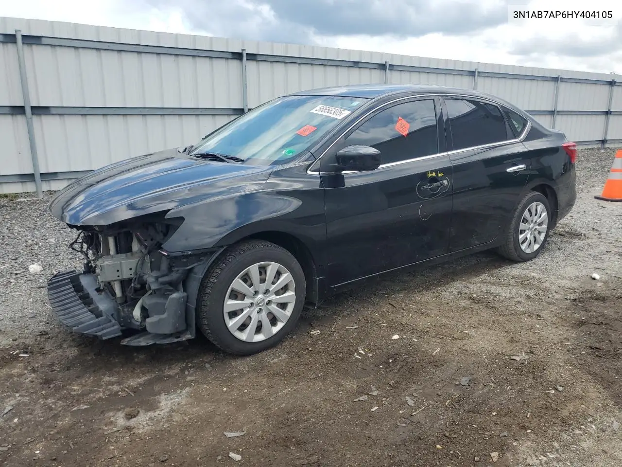 2017 Nissan Sentra S VIN: 3N1AB7AP6HY404105 Lot: 56656305