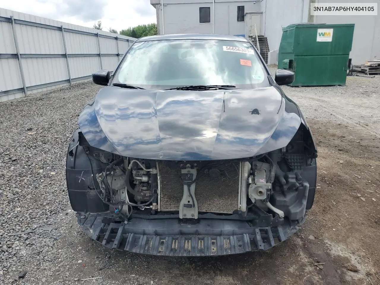 2017 Nissan Sentra S VIN: 3N1AB7AP6HY404105 Lot: 56656305