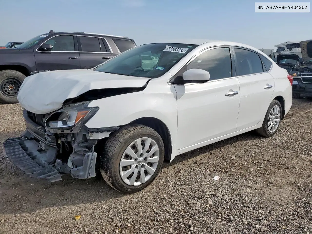 2017 Nissan Sentra S VIN: 3N1AB7AP8HY404302 Lot: 56682835