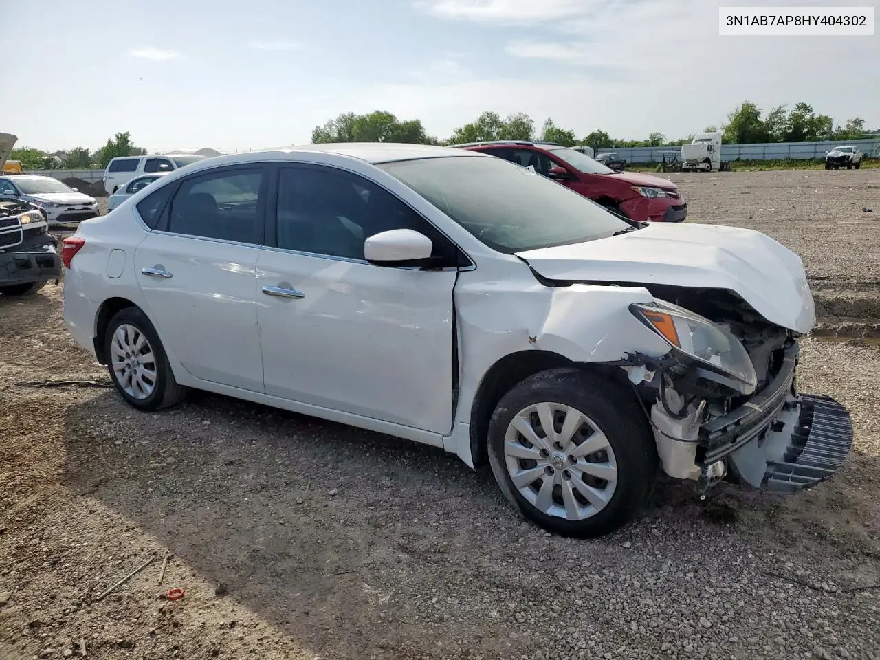 2017 Nissan Sentra S VIN: 3N1AB7AP8HY404302 Lot: 56682835