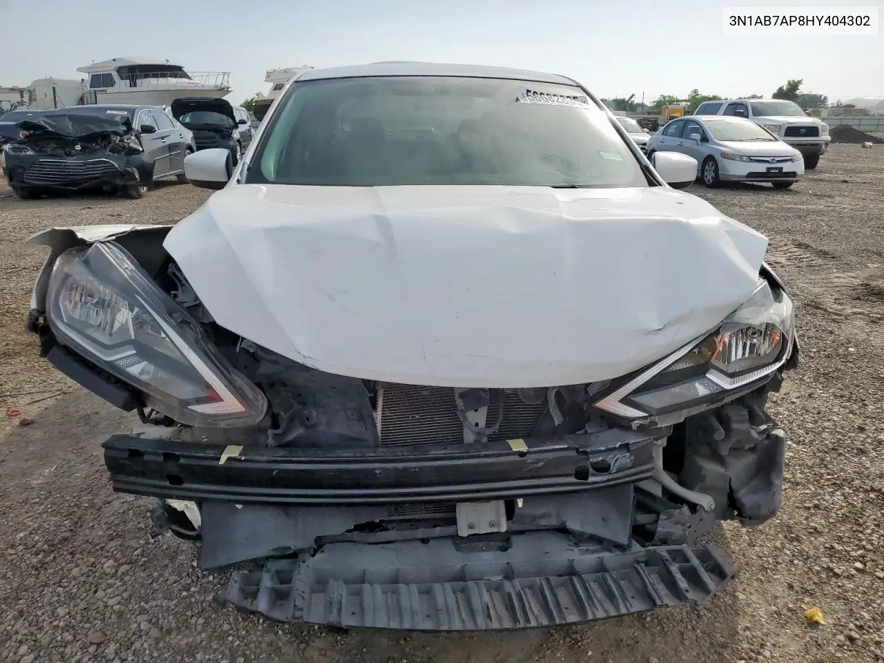 2017 Nissan Sentra S VIN: 3N1AB7AP8HY404302 Lot: 56682835