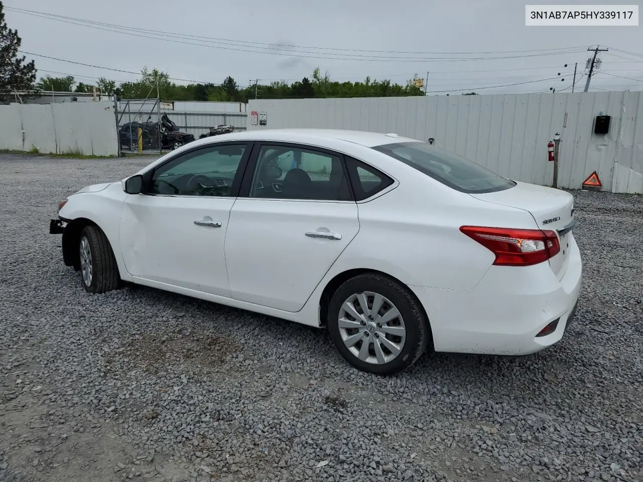 2017 Nissan Sentra S VIN: 3N1AB7AP5HY339117 Lot: 56756375
