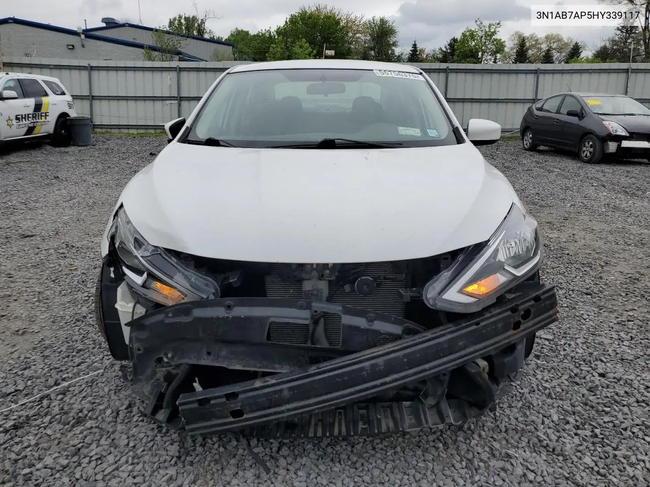 2017 Nissan Sentra S VIN: 3N1AB7AP5HY339117 Lot: 56756375