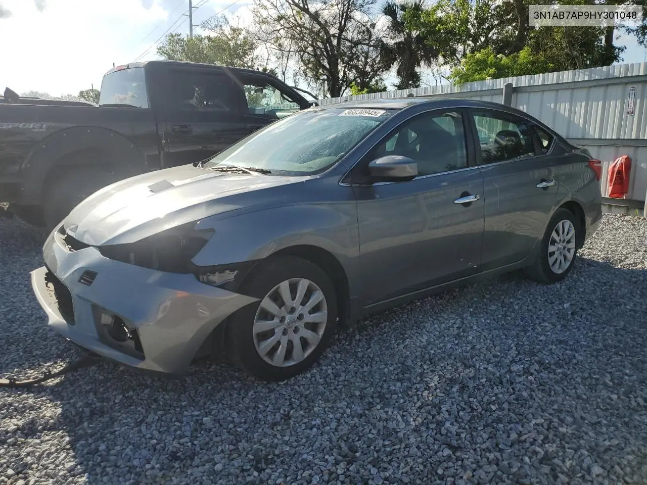 2017 Nissan Sentra S VIN: 3N1AB7AP9HY301048 Lot: 56830945
