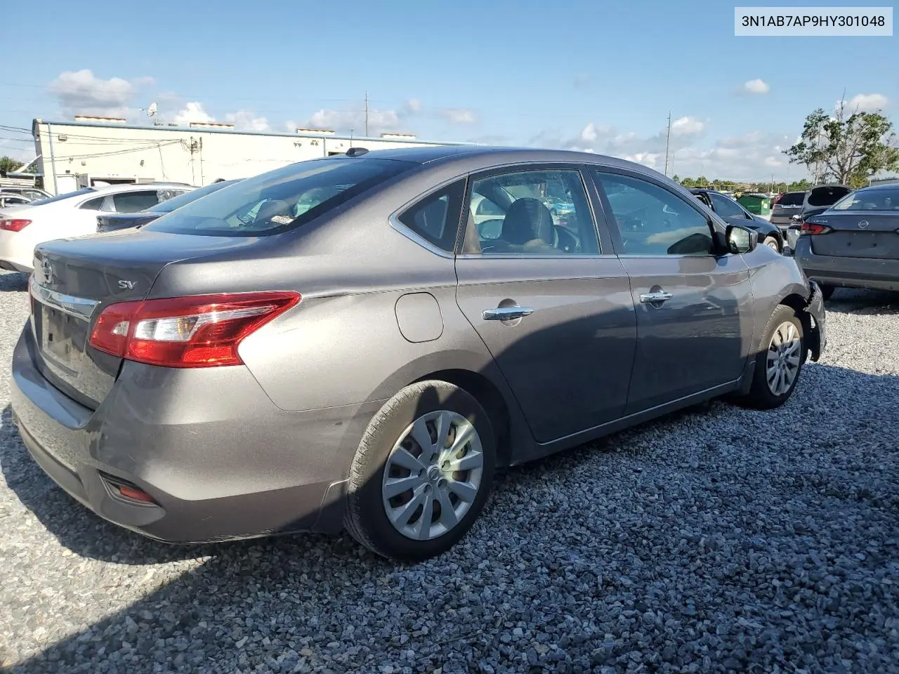 2017 Nissan Sentra S VIN: 3N1AB7AP9HY301048 Lot: 56830945