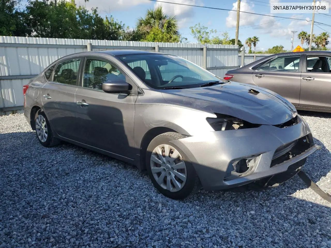 2017 Nissan Sentra S VIN: 3N1AB7AP9HY301048 Lot: 56830945