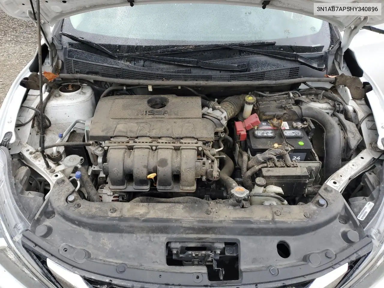 2017 Nissan Sentra S VIN: 3N1AB7AP5HY340896 Lot: 56910575