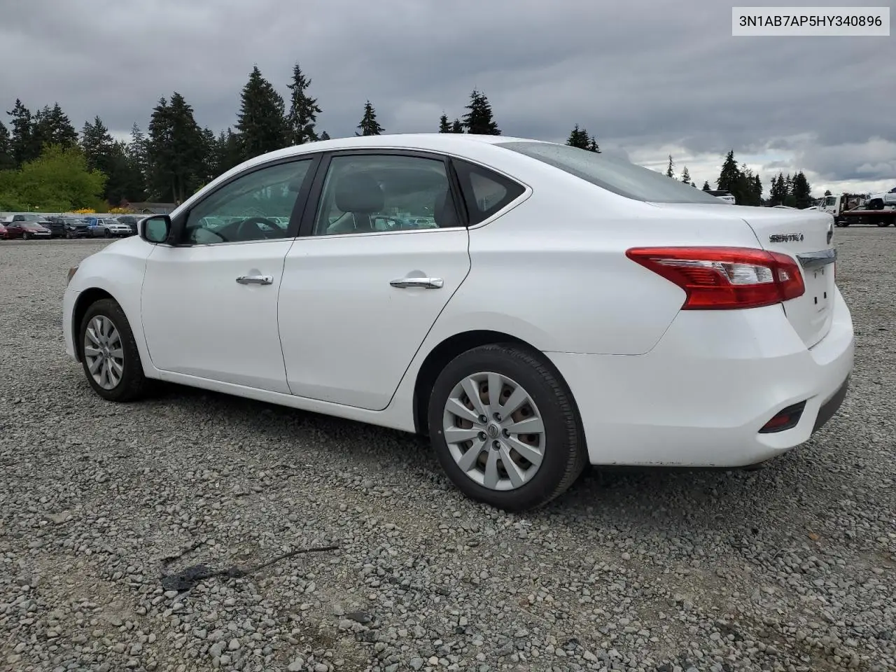 2017 Nissan Sentra S VIN: 3N1AB7AP5HY340896 Lot: 56910575