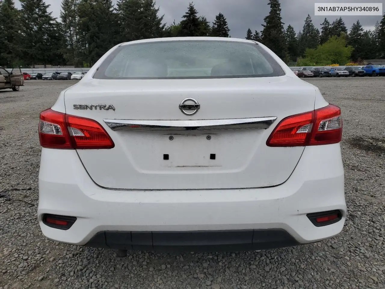 2017 Nissan Sentra S VIN: 3N1AB7AP5HY340896 Lot: 56910575