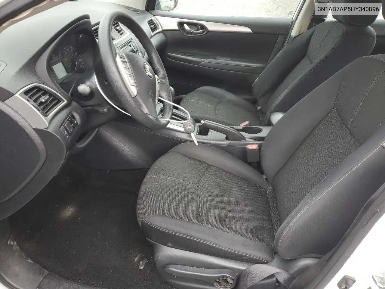 2017 Nissan Sentra S VIN: 3N1AB7AP5HY340896 Lot: 56910575