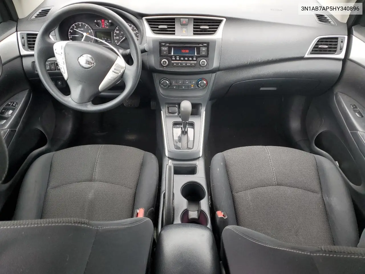 2017 Nissan Sentra S VIN: 3N1AB7AP5HY340896 Lot: 56910575