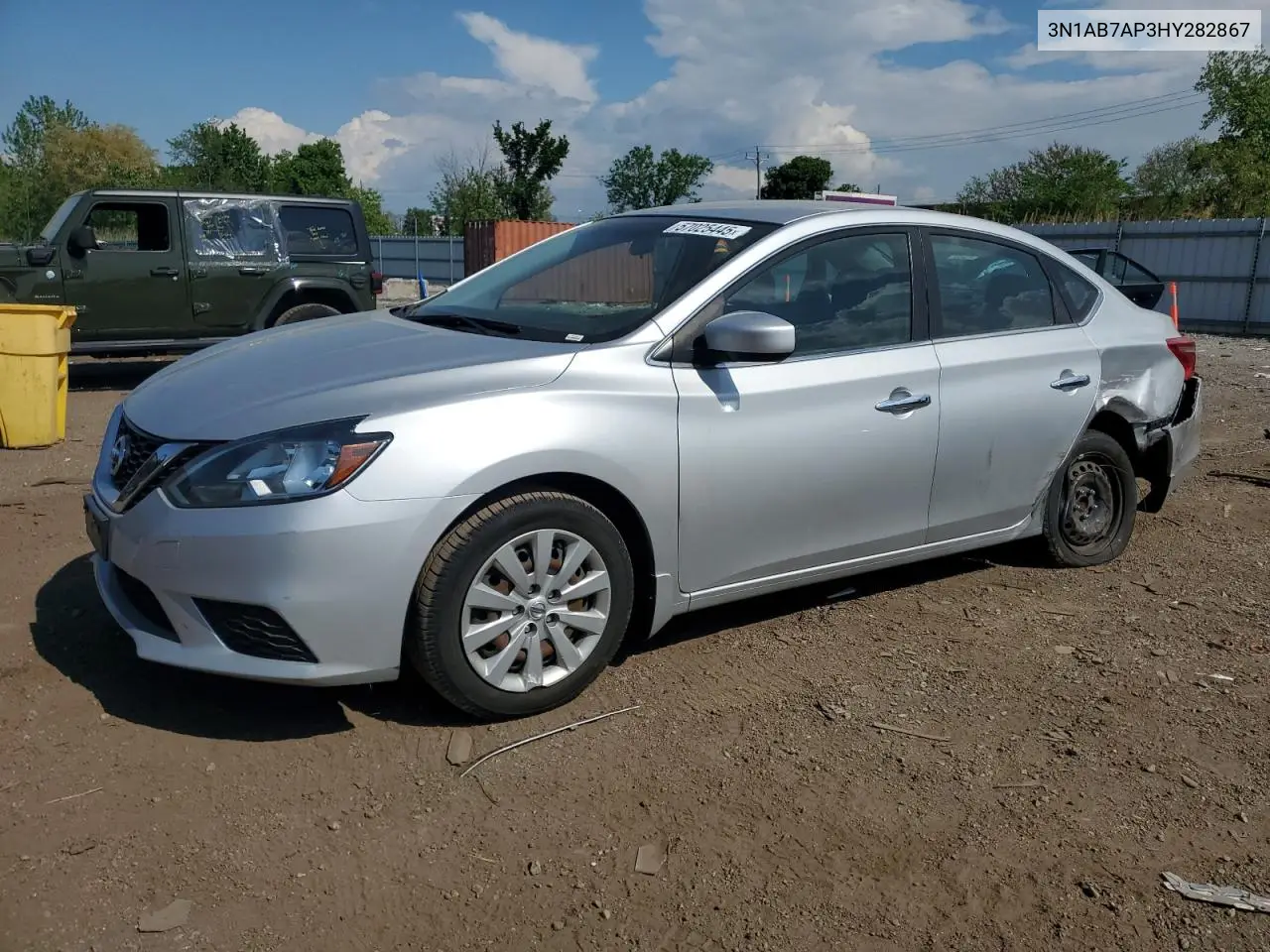 3n1ab7ap3hy282867 3N1AB7AP3HY282867 2017 Nissan Sentra S