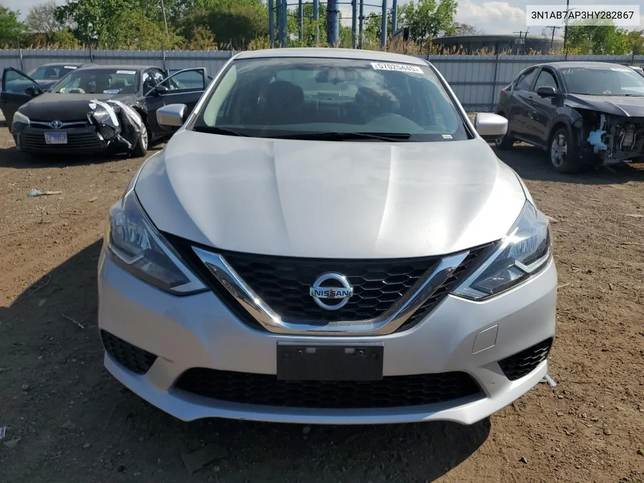 3n1ab7ap3hy282867 3N1AB7AP3HY282867 2017 Nissan Sentra S