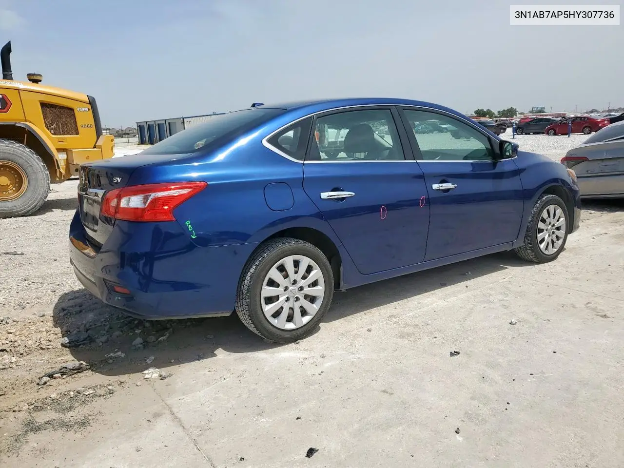 2017 Nissan Sentra S VIN: 3N1AB7AP5HY307736 Lot: 57035195