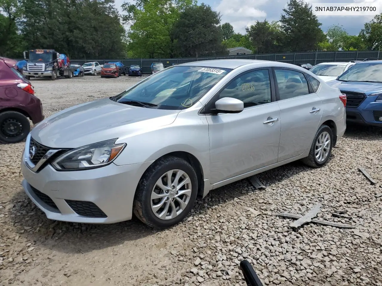 2017 Nissan Sentra S VIN: 3N1AB7AP4HY219700 Lot: 57053315