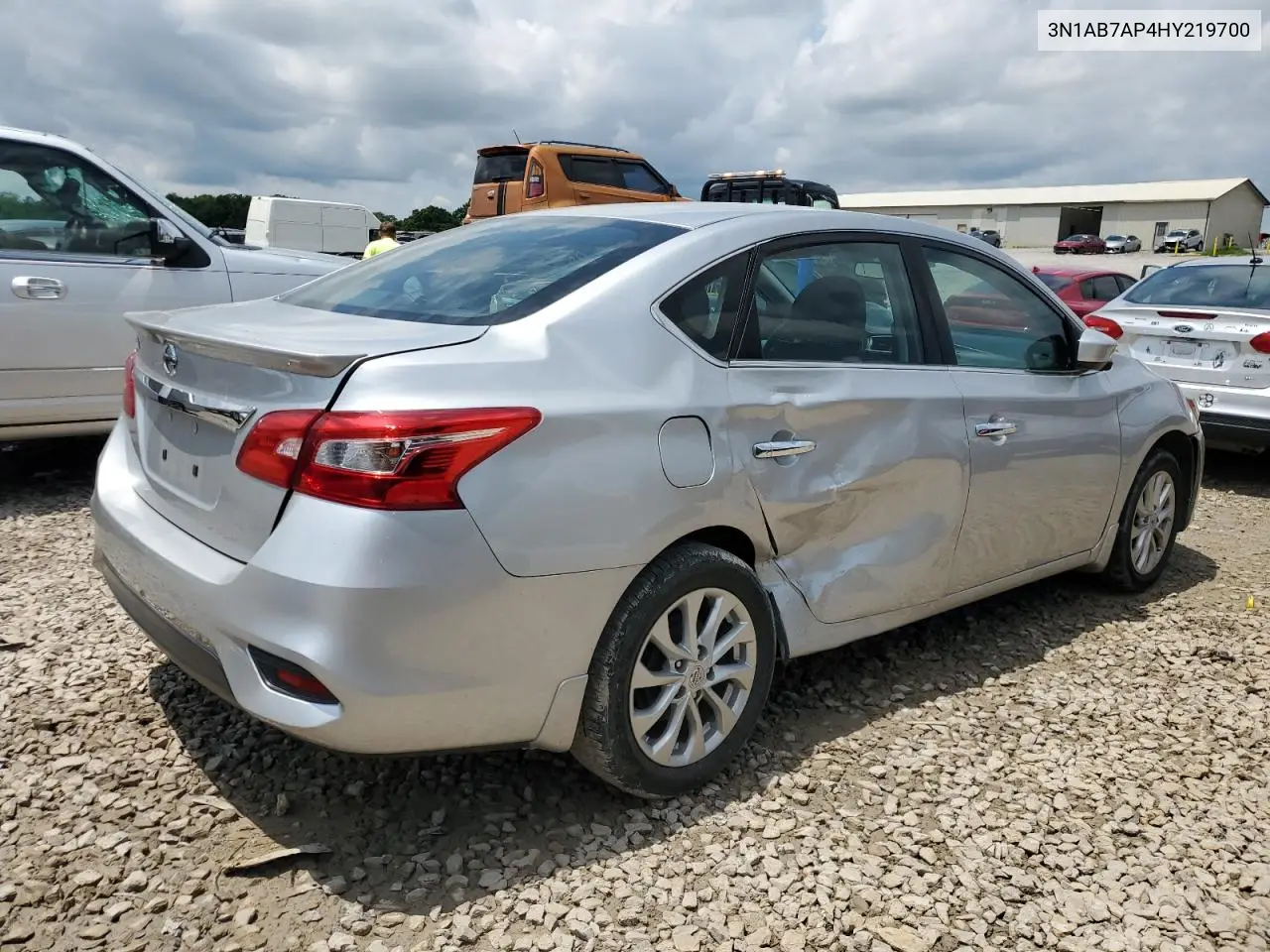 2017 Nissan Sentra S VIN: 3N1AB7AP4HY219700 Lot: 57053315