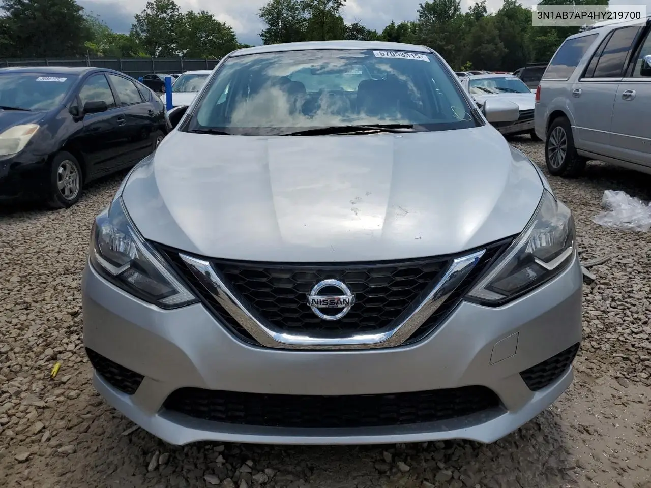 2017 Nissan Sentra S VIN: 3N1AB7AP4HY219700 Lot: 57053315
