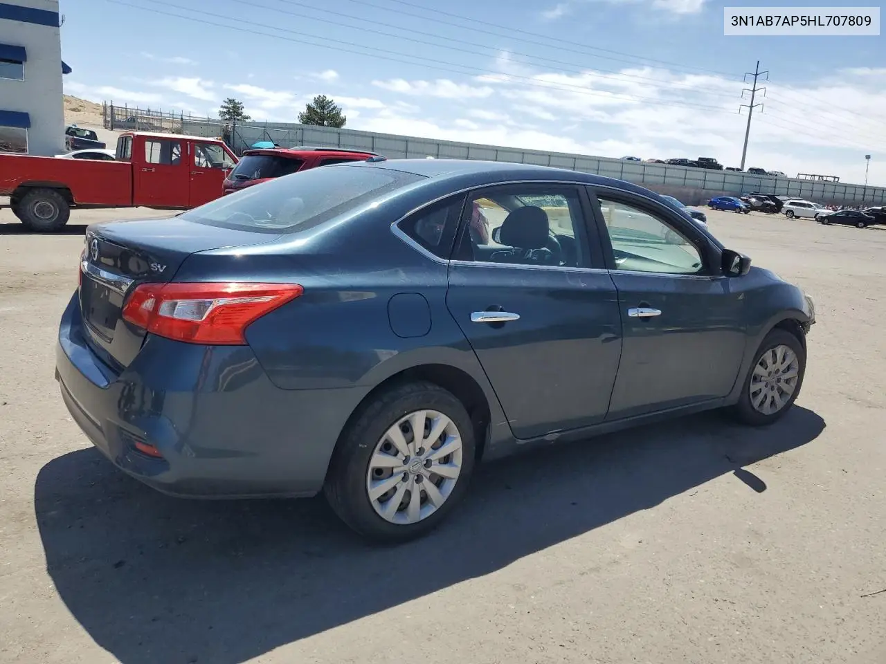 2017 Nissan Sentra S VIN: 3N1AB7AP5HL707809 Lot: 57064445