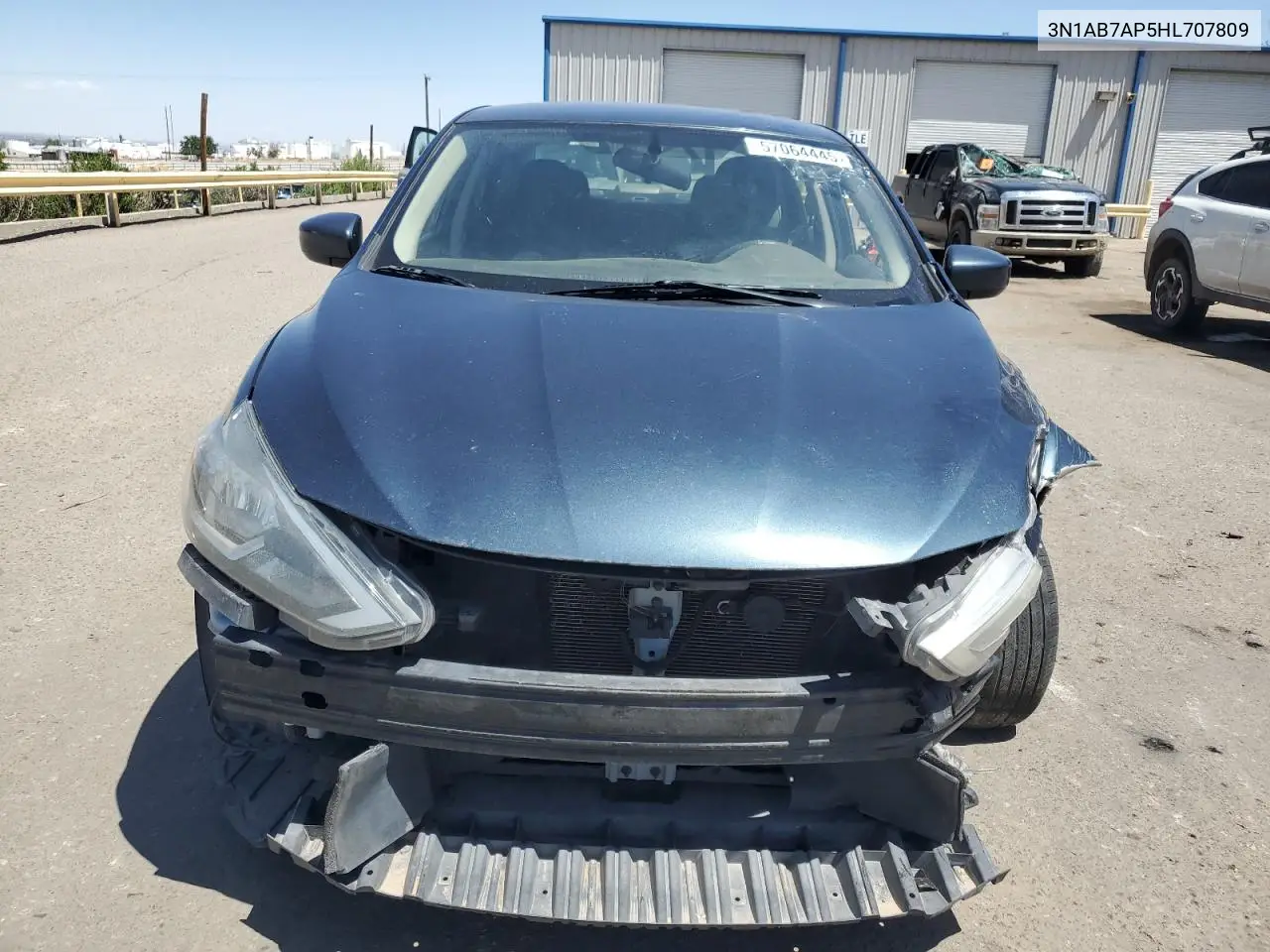 2017 Nissan Sentra S VIN: 3N1AB7AP5HL707809 Lot: 57064445