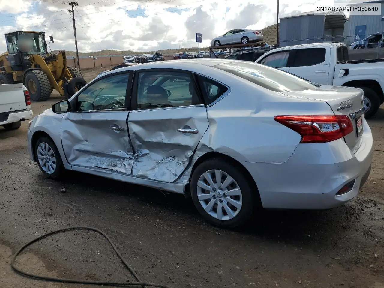 2017 Nissan Sentra S VIN: 3N1AB7AP9HY350640 Lot: 58824275