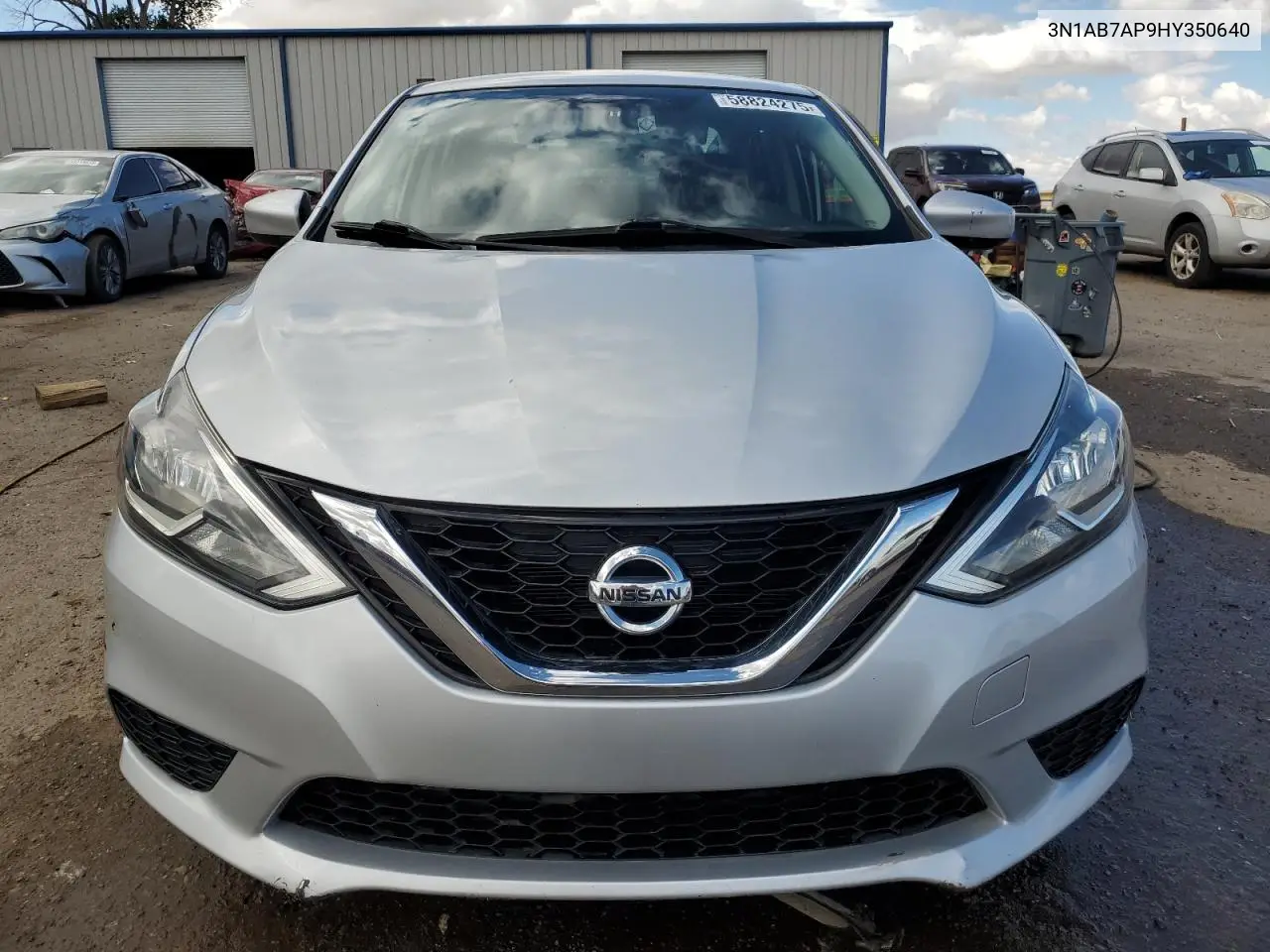 2017 Nissan Sentra S VIN: 3N1AB7AP9HY350640 Lot: 58824275
