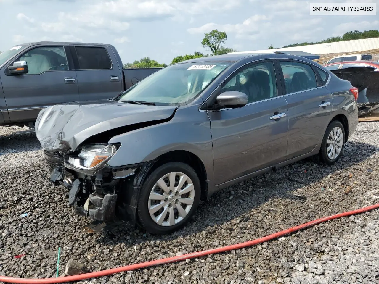 2017 Nissan Sentra S VIN: 3N1AB7AP0HY334083 Lot: 59112435