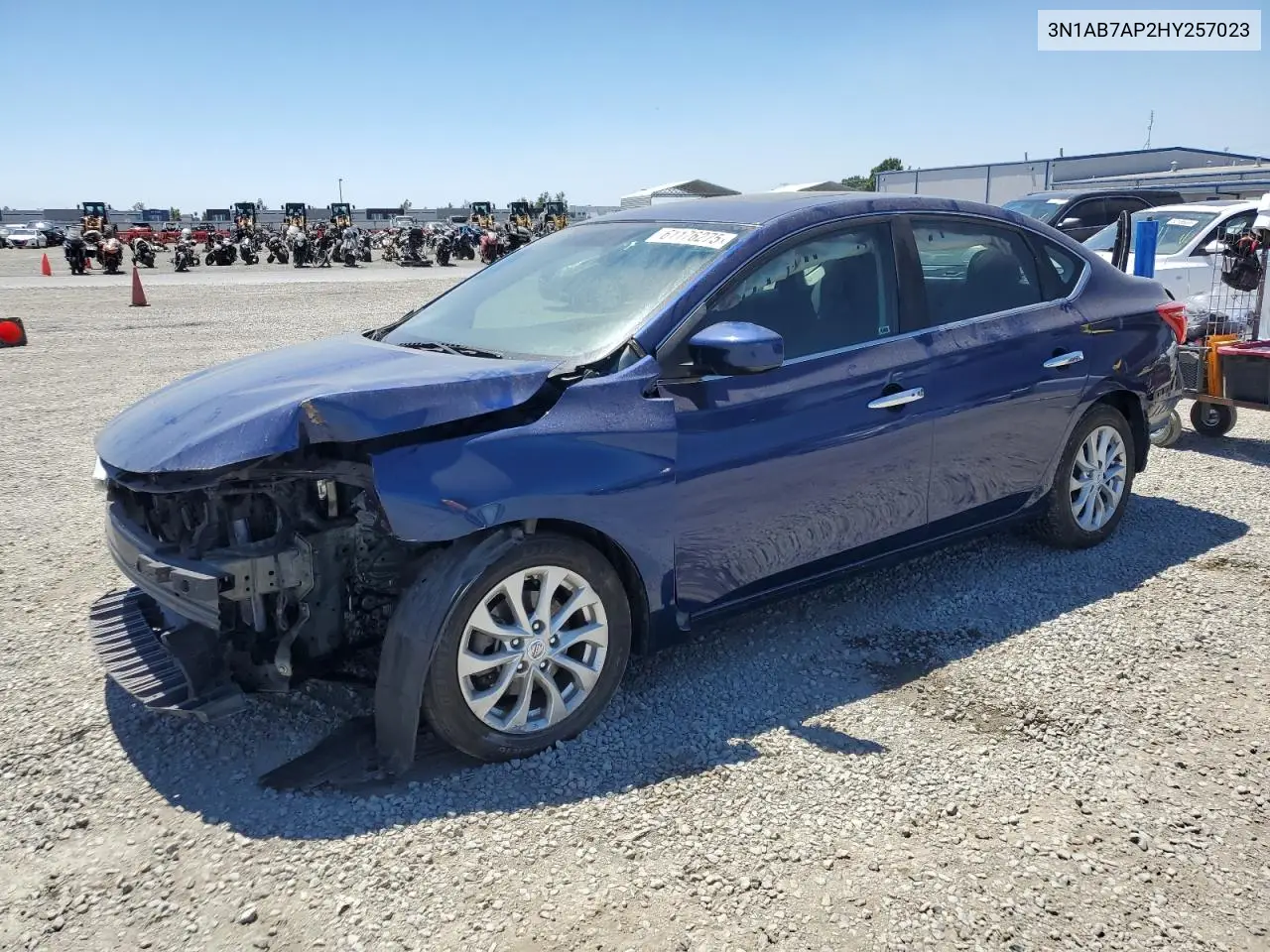 2017 Nissan Sentra S VIN: 3N1AB7AP2HY257023 Lot: 61176275