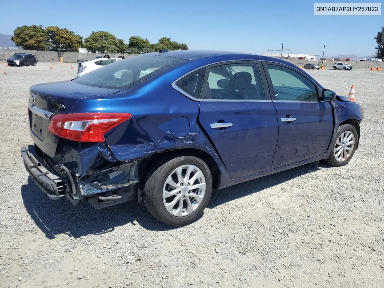 2017 Nissan Sentra S VIN: 3N1AB7AP2HY257023 Lot: 61176275